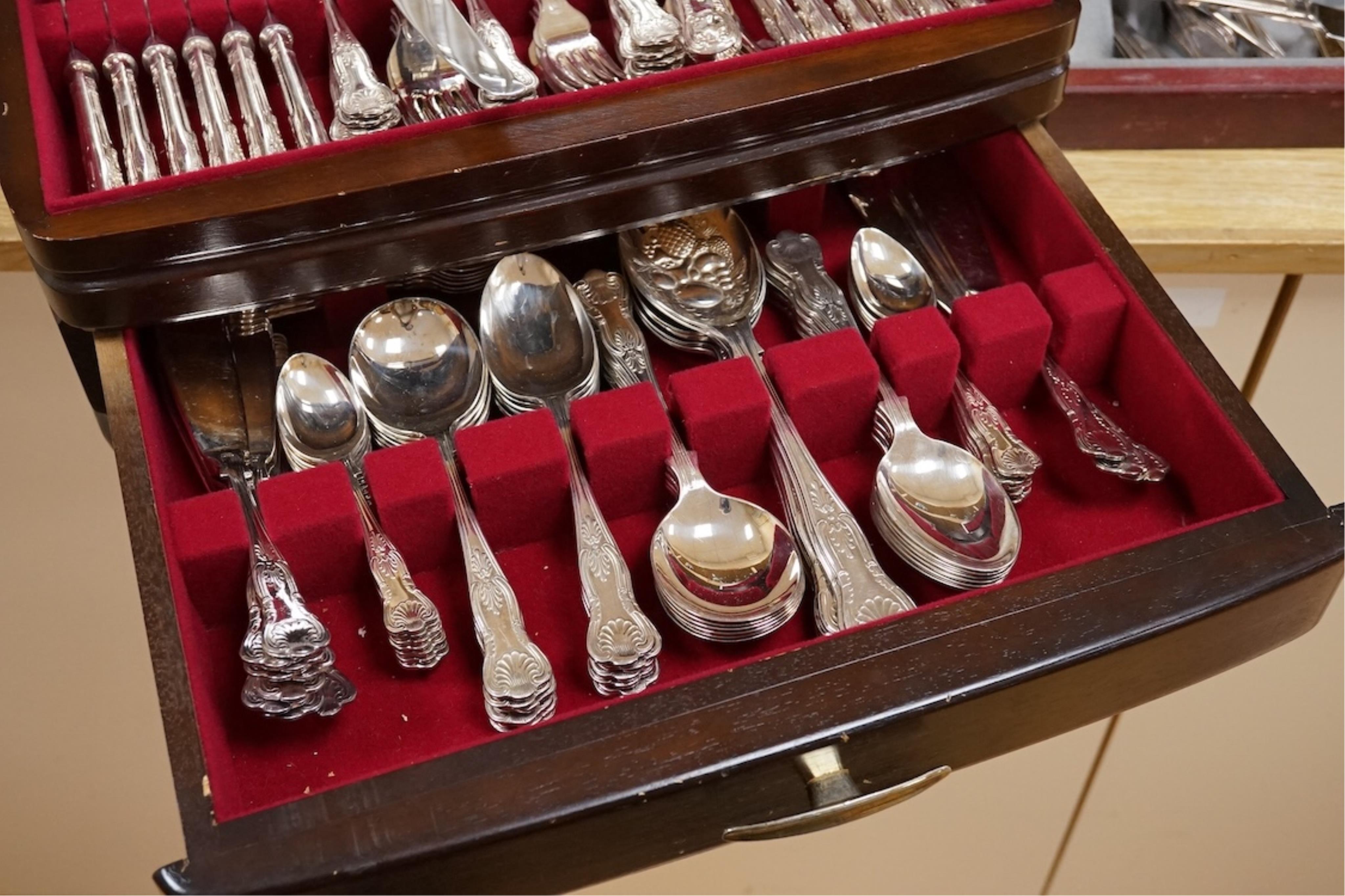 Two Canteens of cutlery comprising J. Thompson & Sons and another by Viners